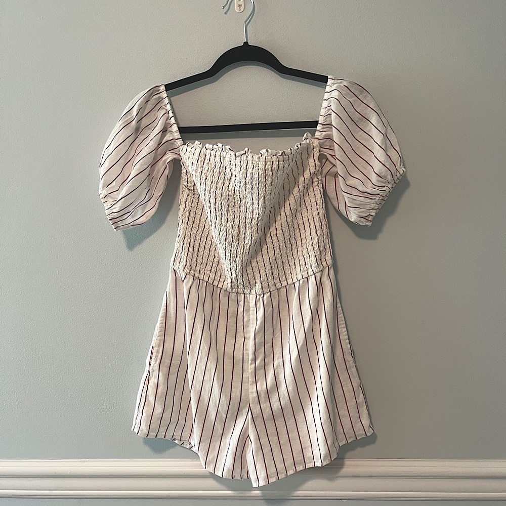 Abercrombie & Fitch Stripped Romper